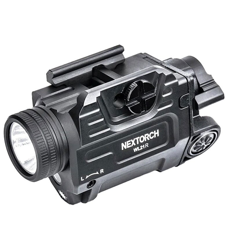 Latarka na broń z celownikiem laserowym Nextorch WL21R - 650 lumenów, Red Laser