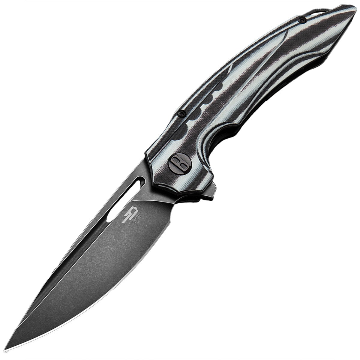 Nóż składany Bestech Knives Ornetta - Black / White