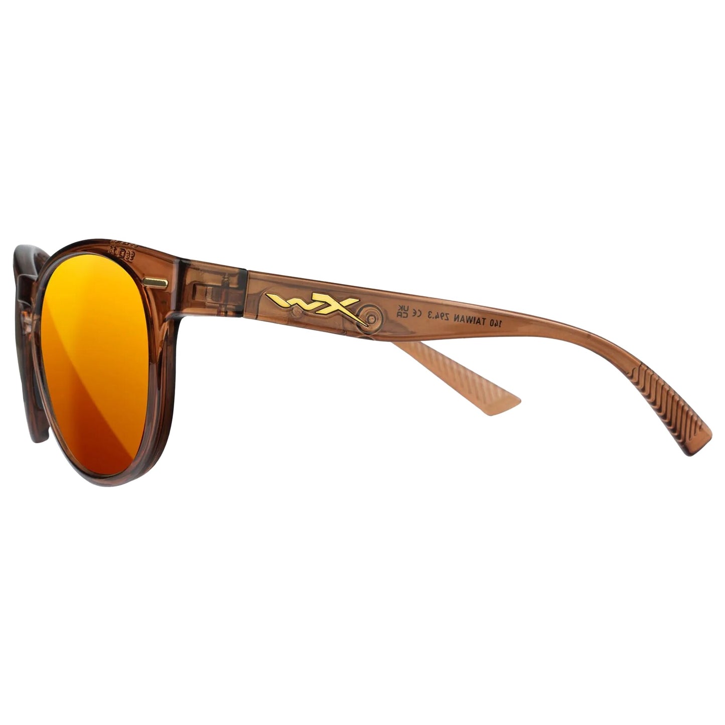 Okulary damskie Wiley X Covert - Captivate Polarized Bronze Mirror/Crystal Rootbeer