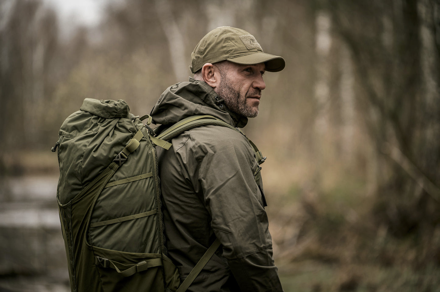 Kurtka Helikon Pilgrim Anorak - Taiga Green