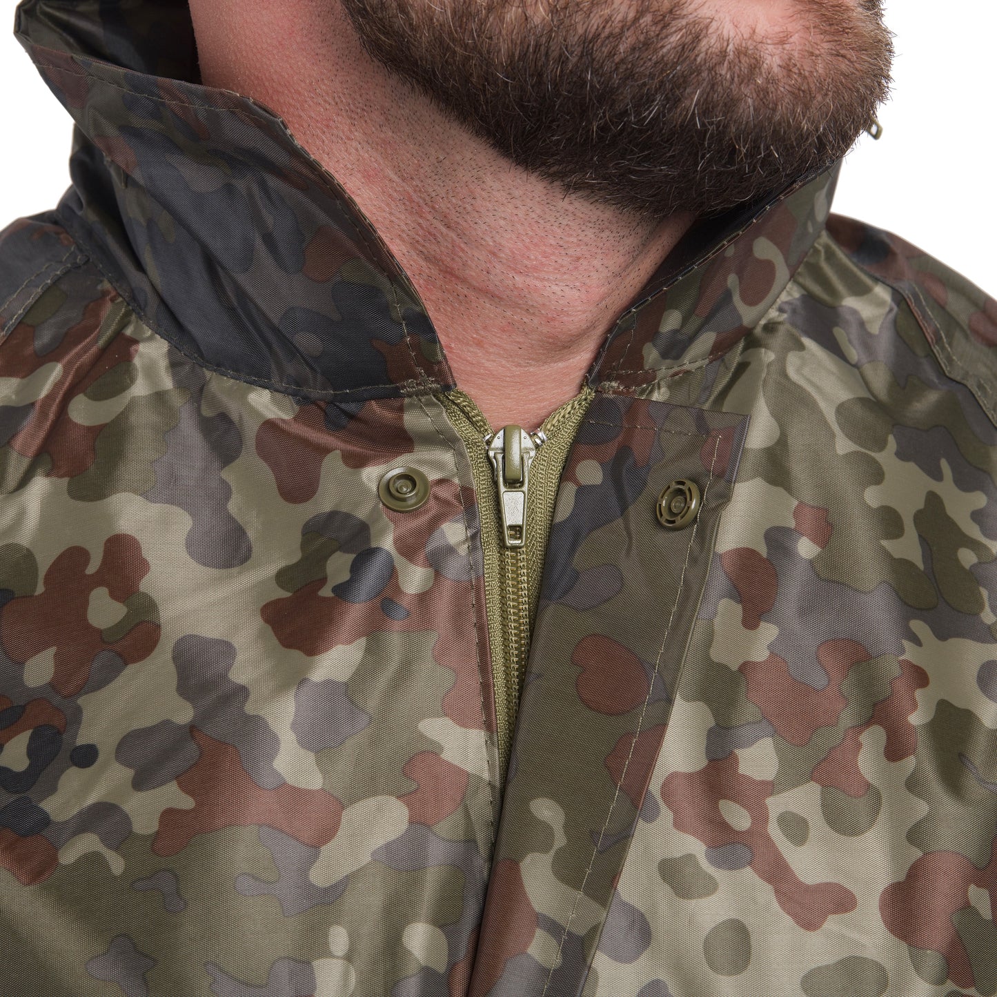 Komplet przeciwdeszczowy Mil-Tec kurtka + spodnie - Flecktarn