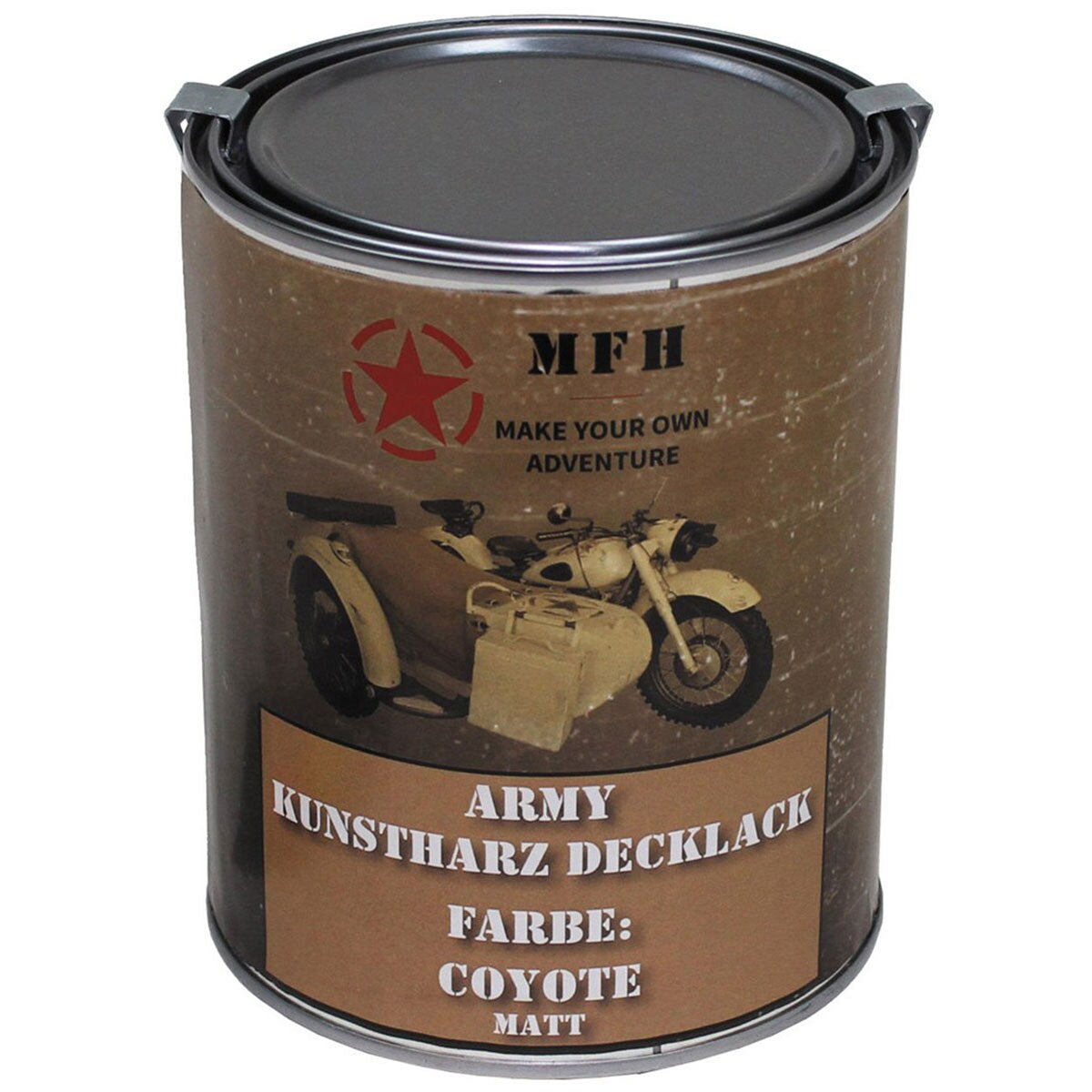 Farba Wojskowa w puszce MFH 1 l - Coyote