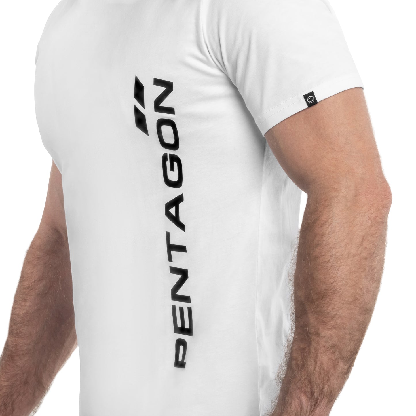Koszulka T-shirt Pentagon Ageron "Vertical" - White