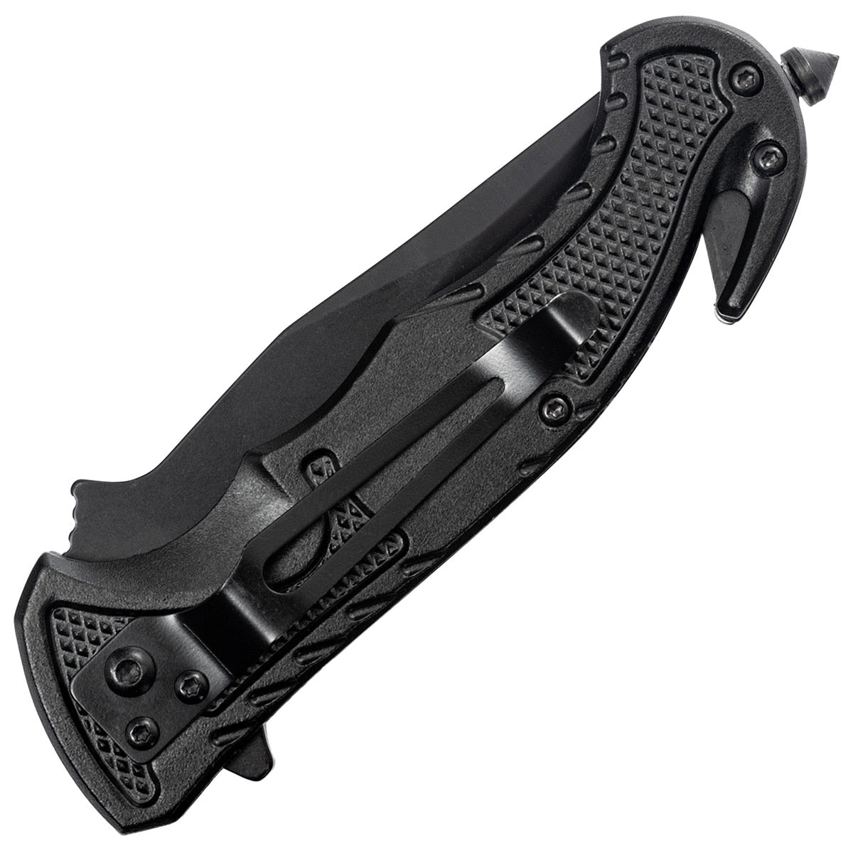 Nóż składany ratowniczy Mil-Tec Rescue Black