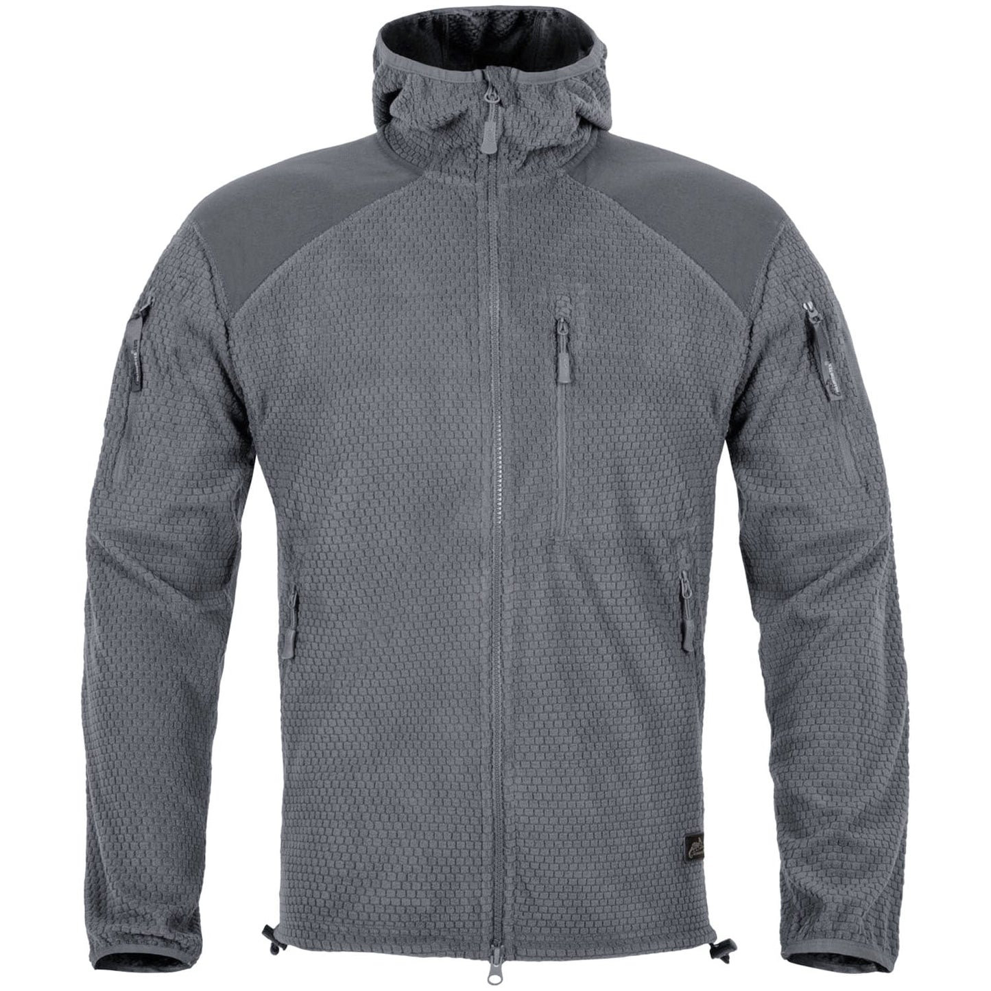Polar Helikon Alpha Hoodie Grid Fleece - Shadow Grey