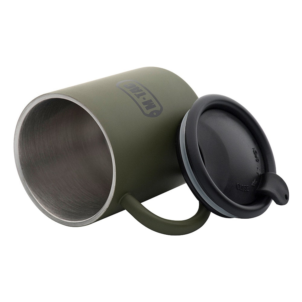 Kubek termiczny M-Tac z pokrywką 280 ml - Olive