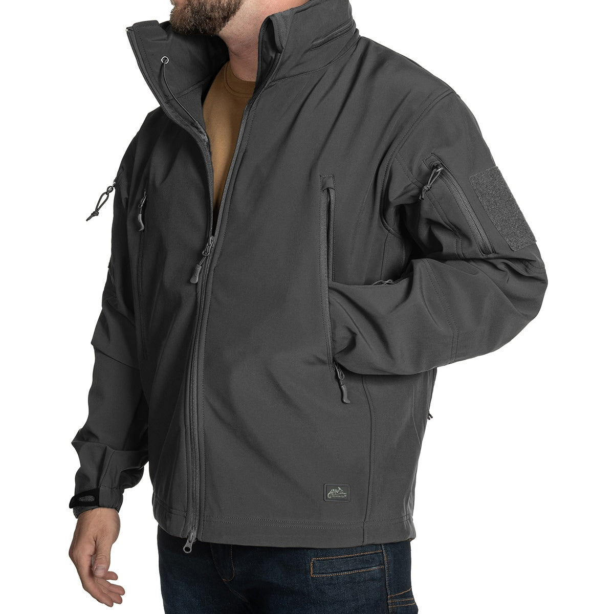 Kurtka Helikon Gunfighter Softshell Shark Skin Windblocker - Shadow Grey