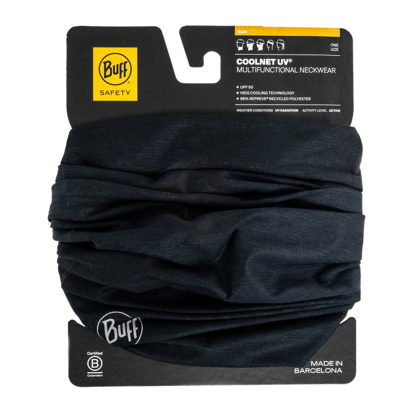 Chusta ochronna Buff Coolnet UV Solid - Navy