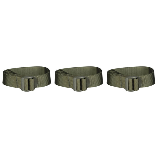 Trok Mil-Tec z klamrą zaciskową 25 mm/120 cm Olive - 3 szt.