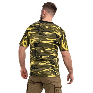 Koszulka T-shirt MFH Streetstyle - Yellow Camo
