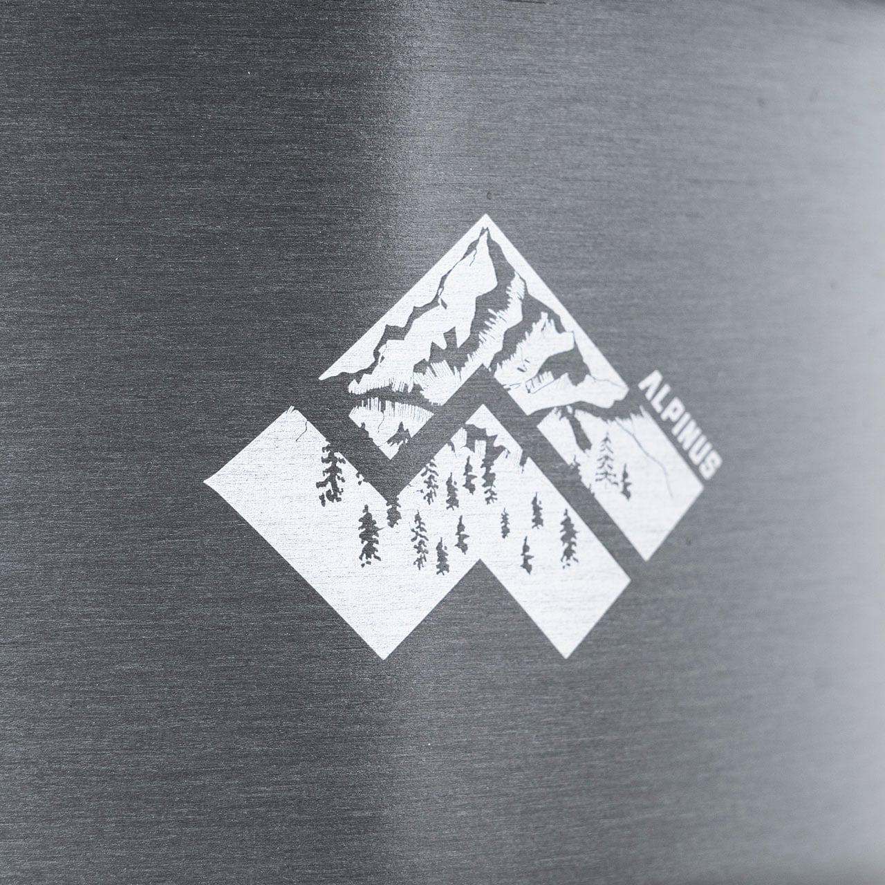 Menażka aluminiowa Alpinus Valdes - Szara