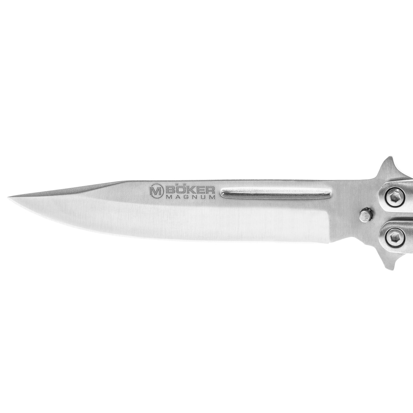 Nóż składany motylek Boker Magnum Balisong Wood