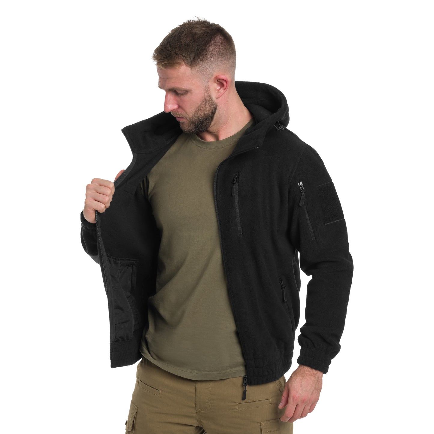 Polar Mil-Tec Cold Weather Fleece Jacket GEN.II - Black