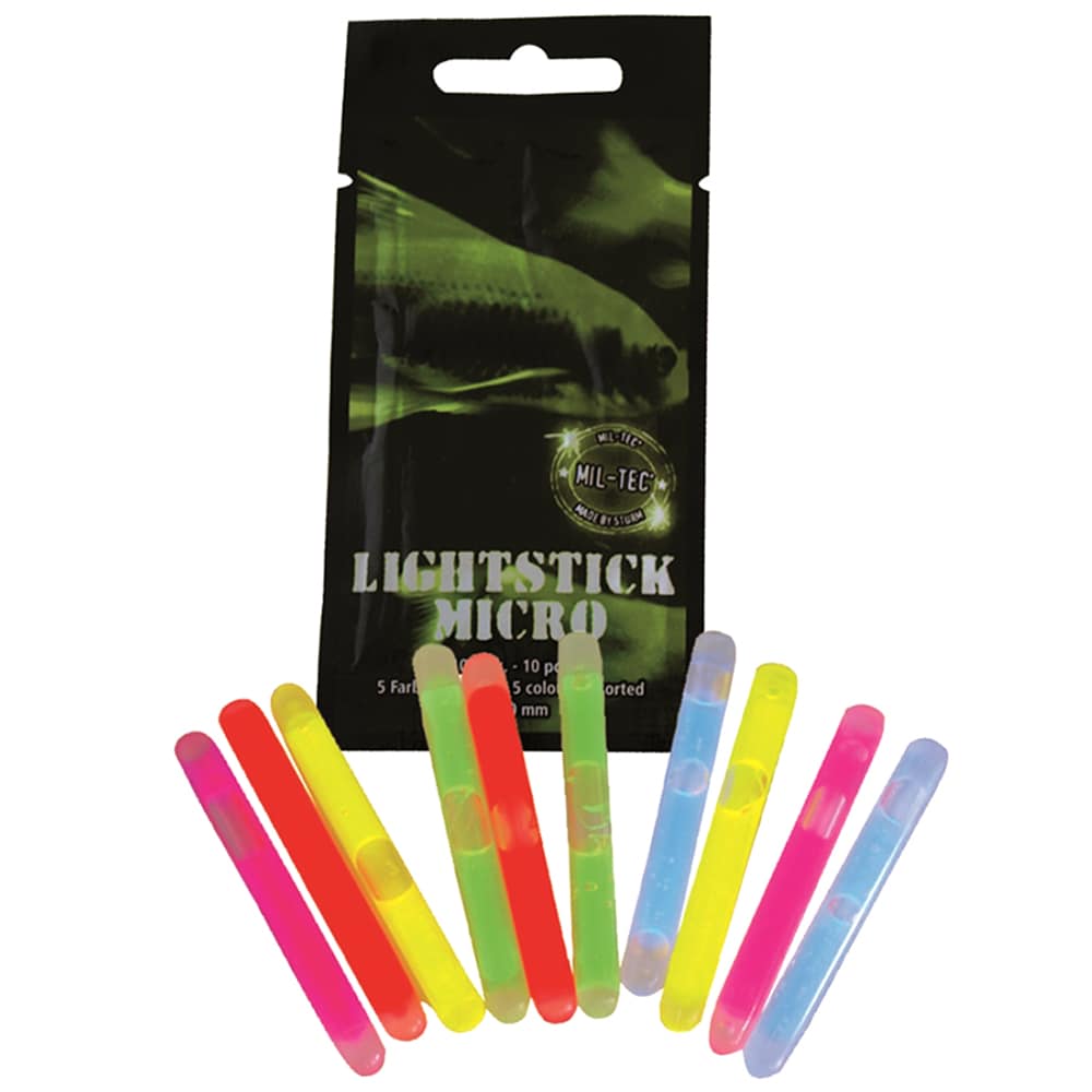 Oświetlenie chemiczne Mil-Tec Lightstick Micro Color Mix - 10 szt.