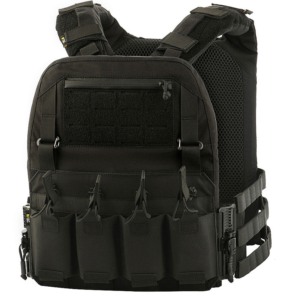 Kamizelka taktyczna typu Plate Carrier M-Tac Cuirass QRS Black - na płyty rozmiar L/XL