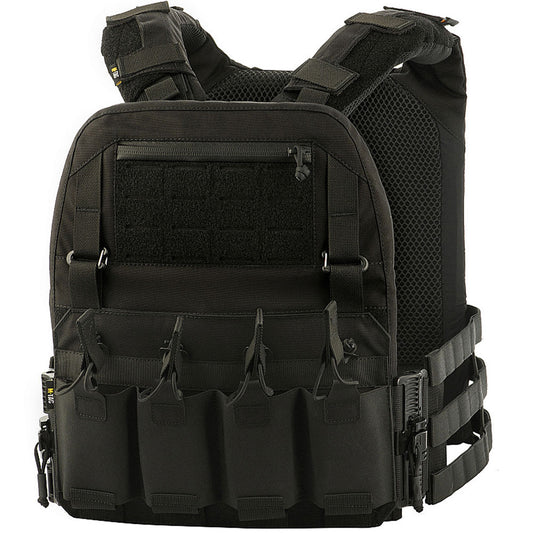 Kamizelka taktyczna typu Plate Carrier M-Tac Cuirass QRS Black - na płyty rozmiar L/XL