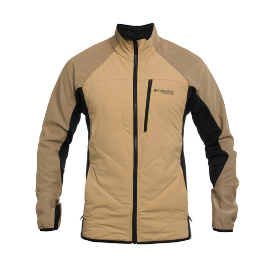 Kurtka Columbia Arctic Crest Hybrid Technical Fleece - Canoe/Black