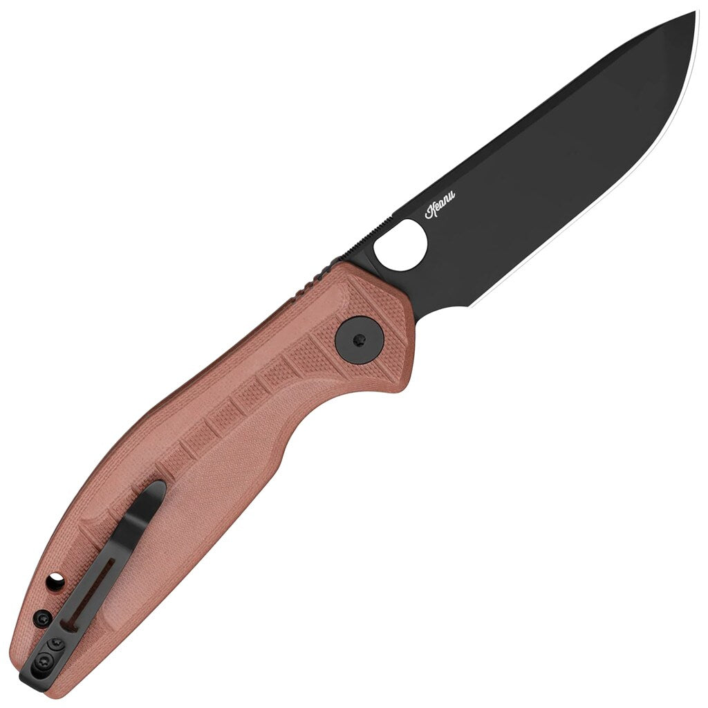 Nóż składany Bestechman Angry Owl - Black/Brown