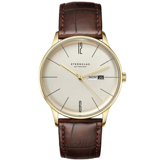 Zegarek Sternglas Berlin Quartz - Dark Brown