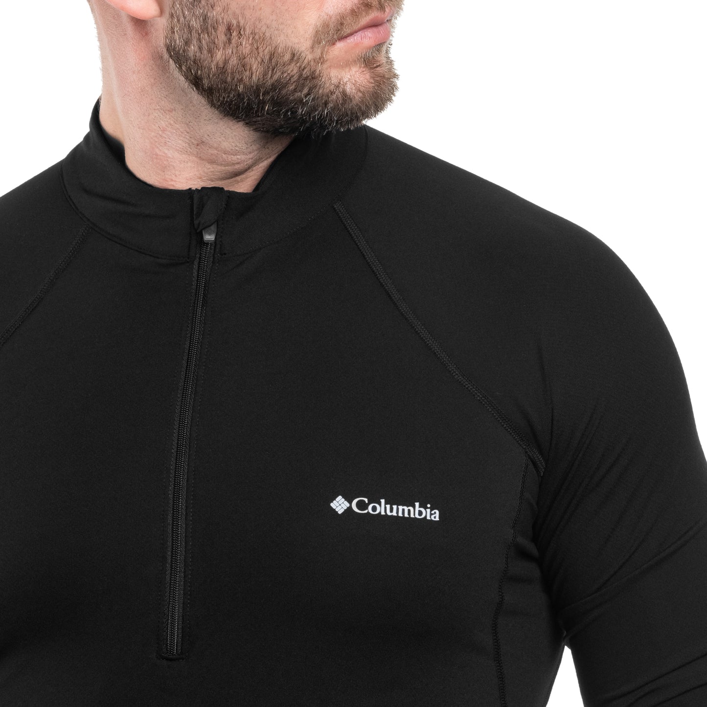 Bluza termoaktywna Columbia Midweight Stretch Long Sleeve Half Zip - Black