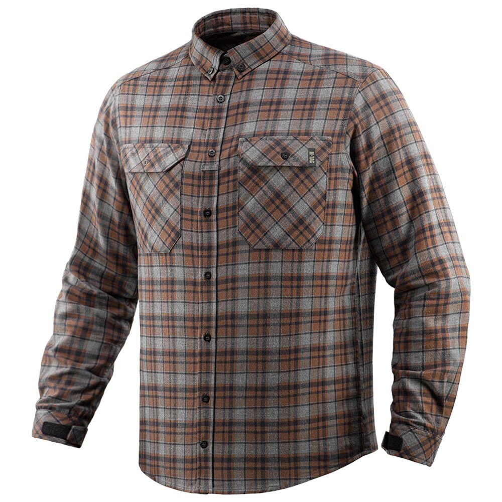 Koszula M-Tac Lumberjack Merino Cold Weather - Grey/Brown