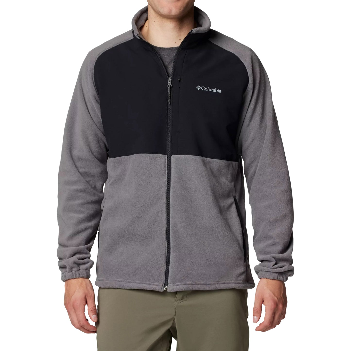 Polar Columbia Sage Peak Fleece - City Grey/Black