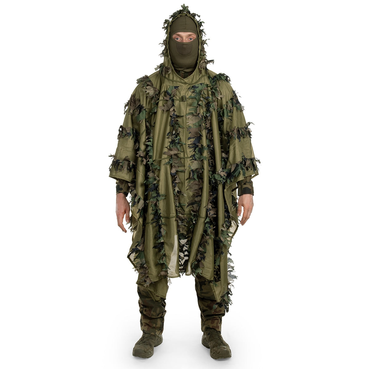 Strój maskujący Helikon Leaf Ghillie - US Woodland