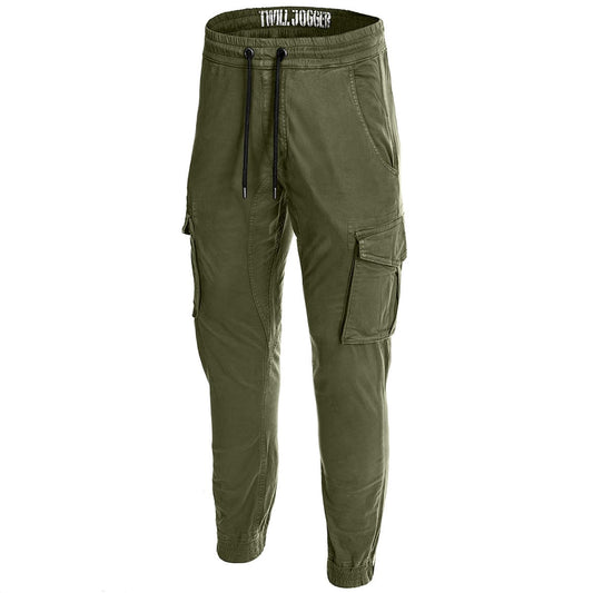 Spodnie Alpha Industries Cotton Twill Jogger - Dark Olive