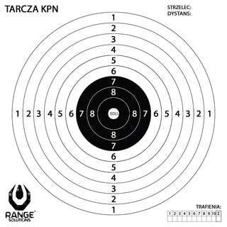 Tarcze strzeleckie Range Solutions KPN - 100 sztuk