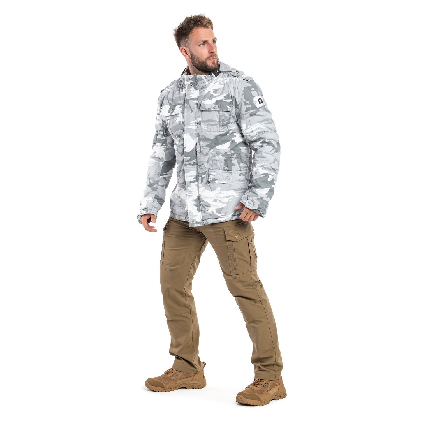 Kurtka Brandit Britannia Winter - Blizzard Camo