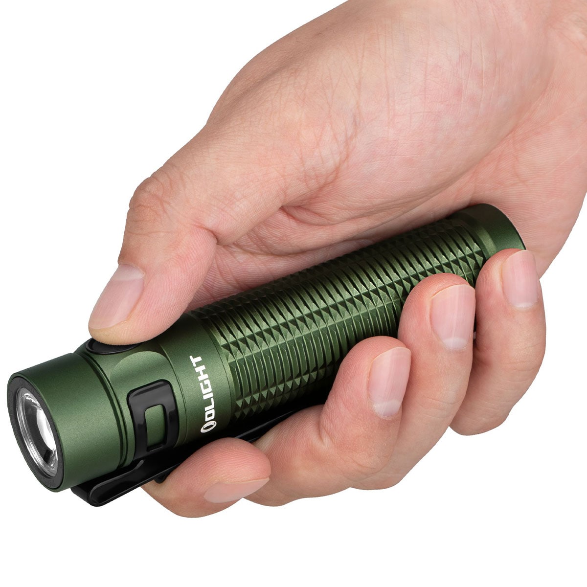 Latarka akumulatorowa Olight Baton 3 Pro Max Cool White OD Green - 2500 lumenów