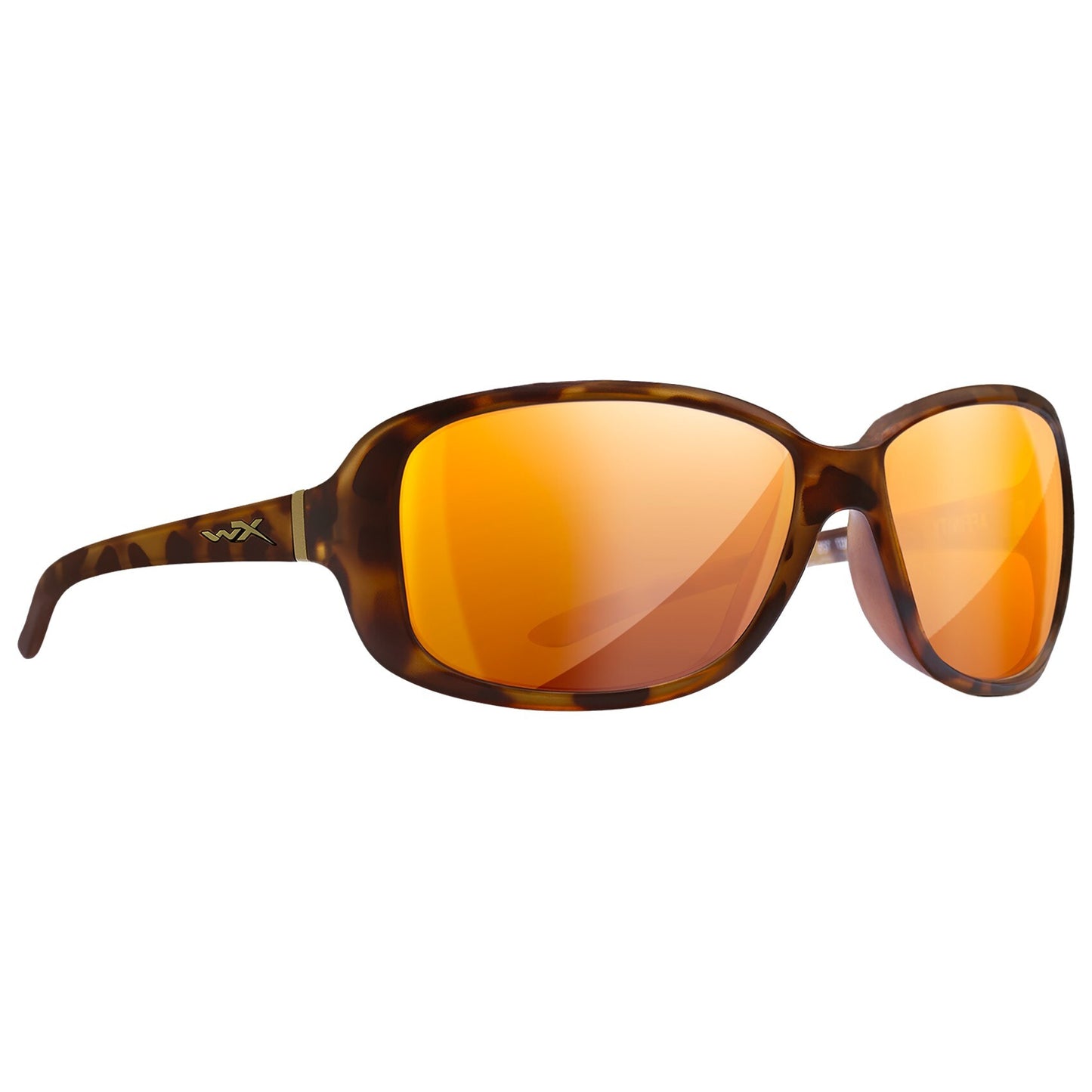 Okulary damskie Wiley X Affinity - Captivate Polarized Bronze Mirror/Matte Demi Brown