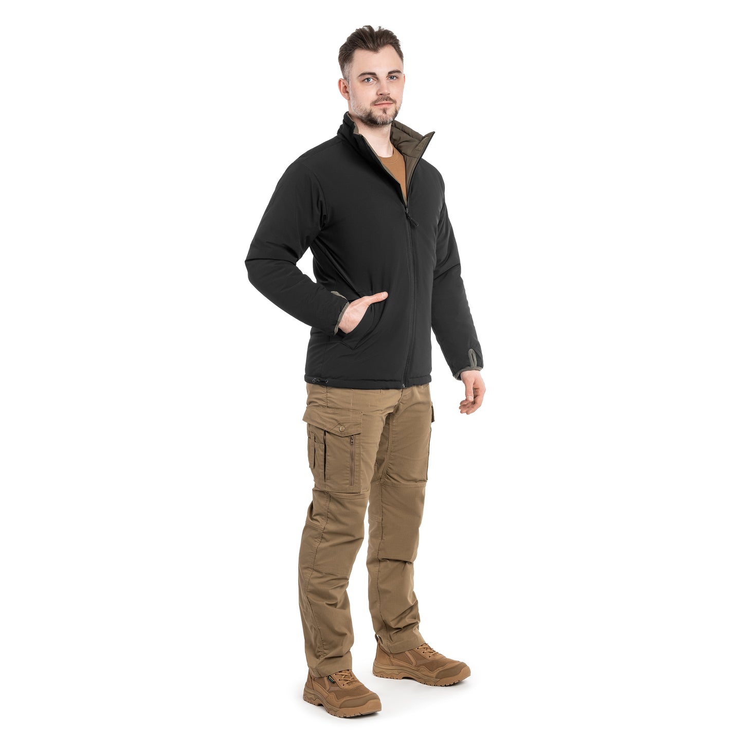Kurtka dwustronna Mil-Tec Reversible - Ranger Green/Black
