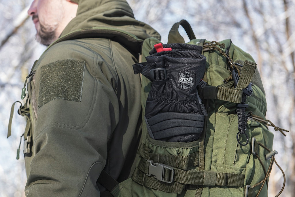 Rękawice taktyczne Mechanix Wear ColdWork Peak - Black/Grey