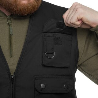 Bezrękawnik Mil-Tec Hunt & Fishing Mesh - Black