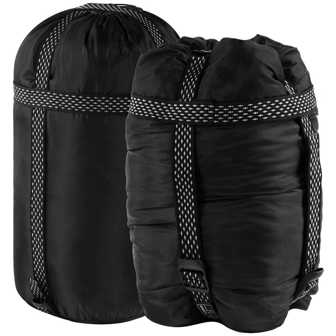 Śpiwór Alpinus Warm 1800 Czarny - lewy