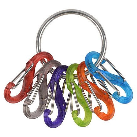 Brelok Nite Ize S-Biner KeyRing Locker - 6 szt.