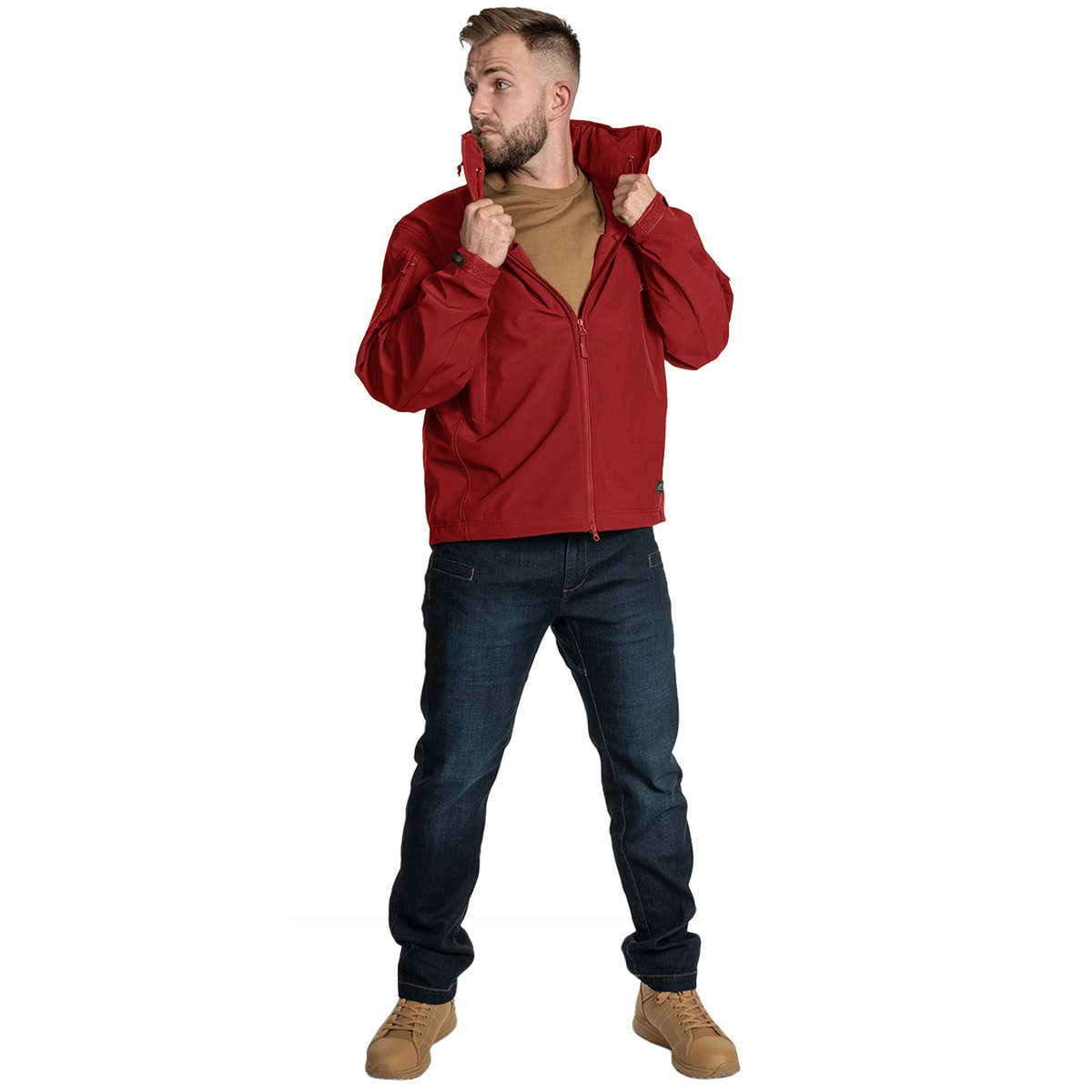 Kurtka Helikon Gunfighter Softshell Shark Skin Windblocker - Crimson Sky