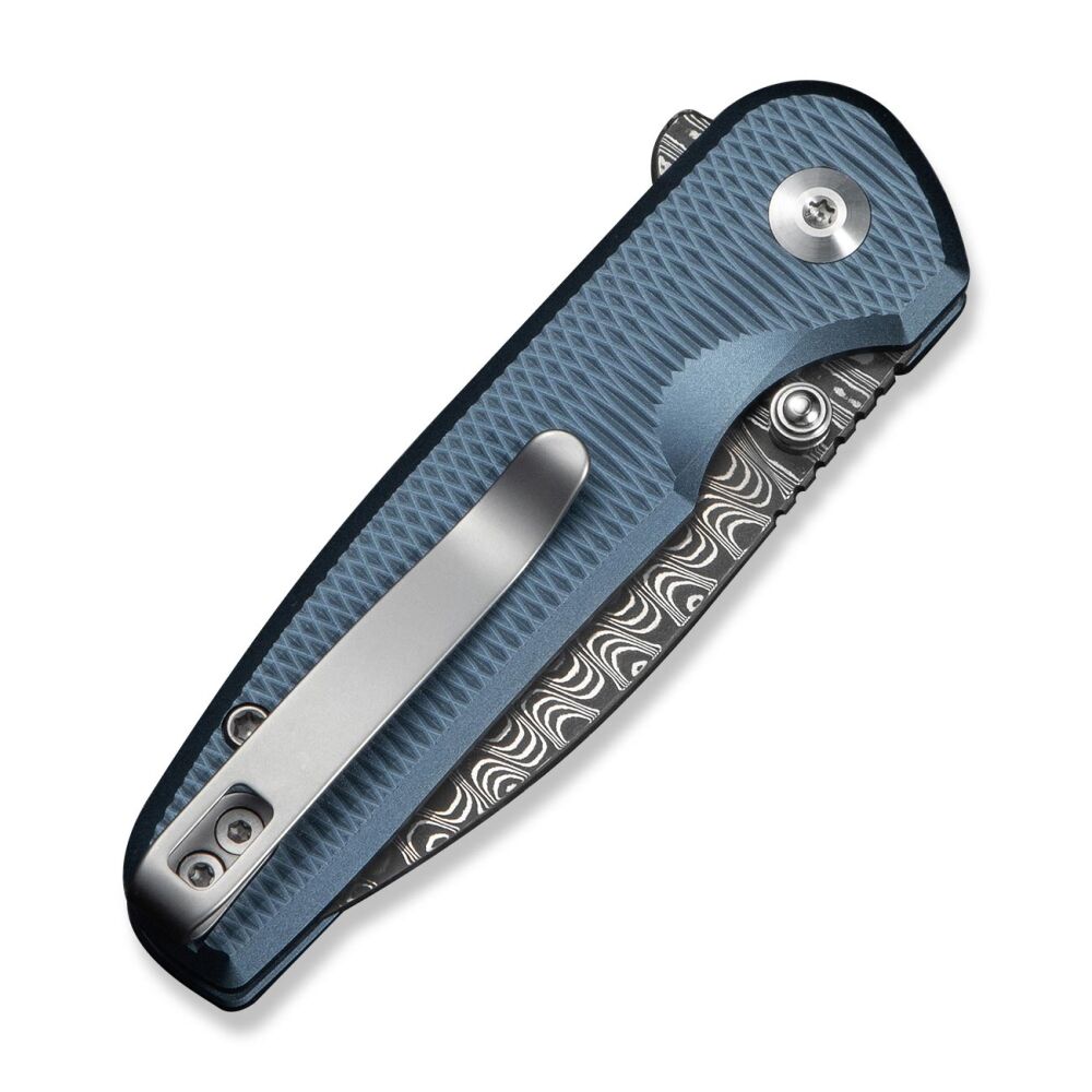 Nóż składany Civivi Mini Shakan Damascus Aluminium - Blue