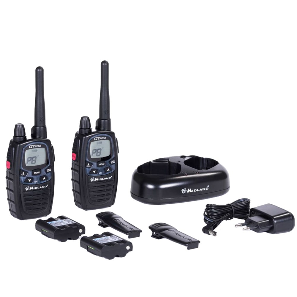 Radiotelefon Midland G7 Pro PMR - czarny - 2 szt.