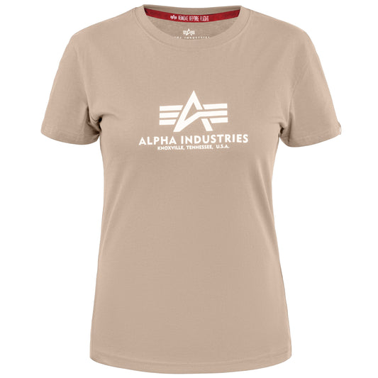 Koszulka T-shirt damska Alpha Industries New Basic - Vintage Sand