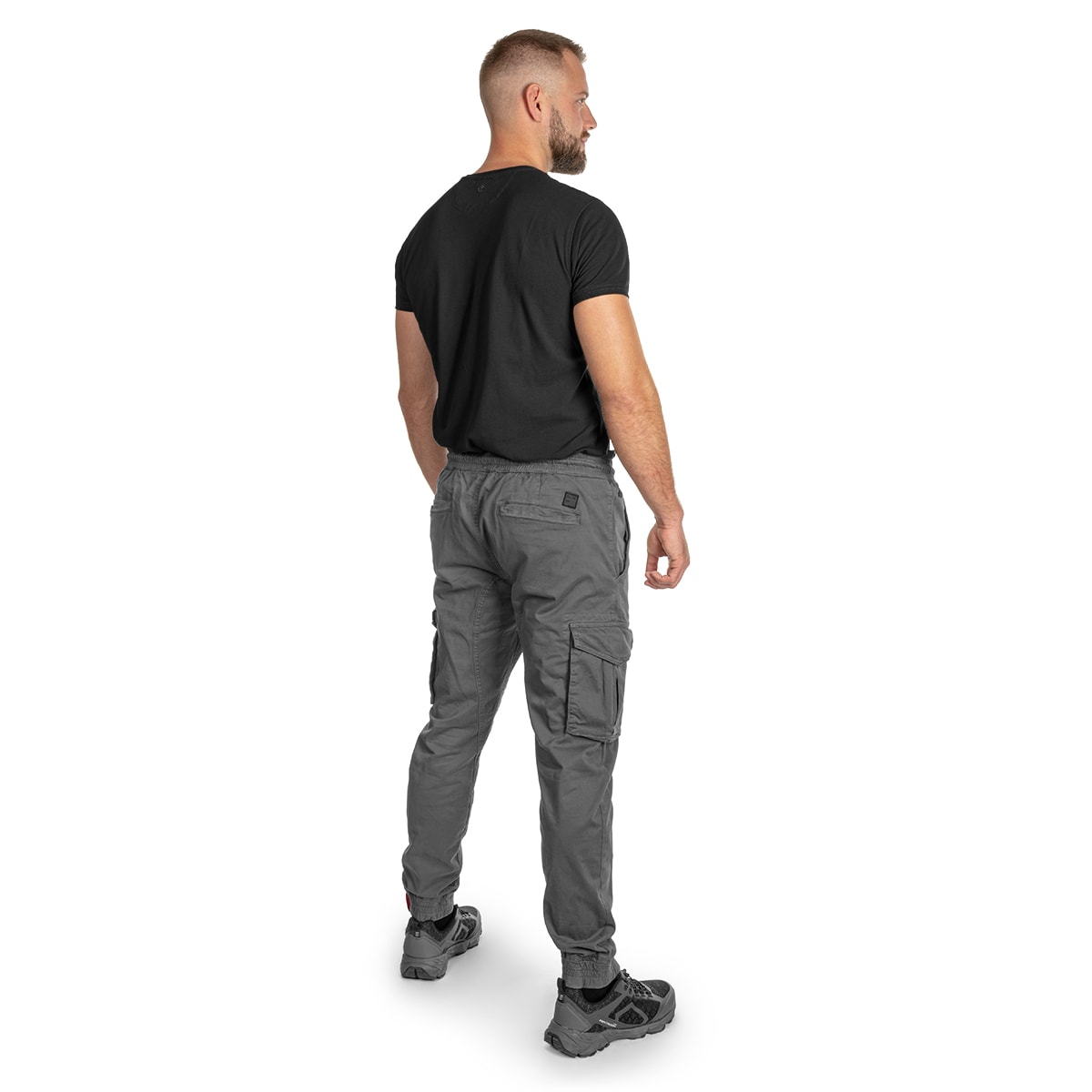 Spodnie Alpha Industries Cotton Twill Jogger - Grey/Black