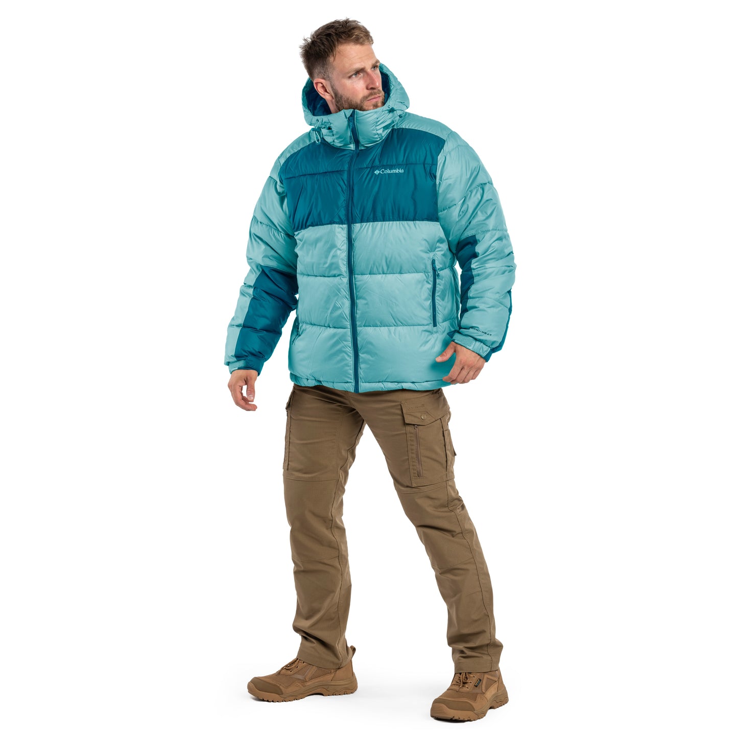 Kurtka Columbia Pike Lake II Hooded - Metal/Night Wave