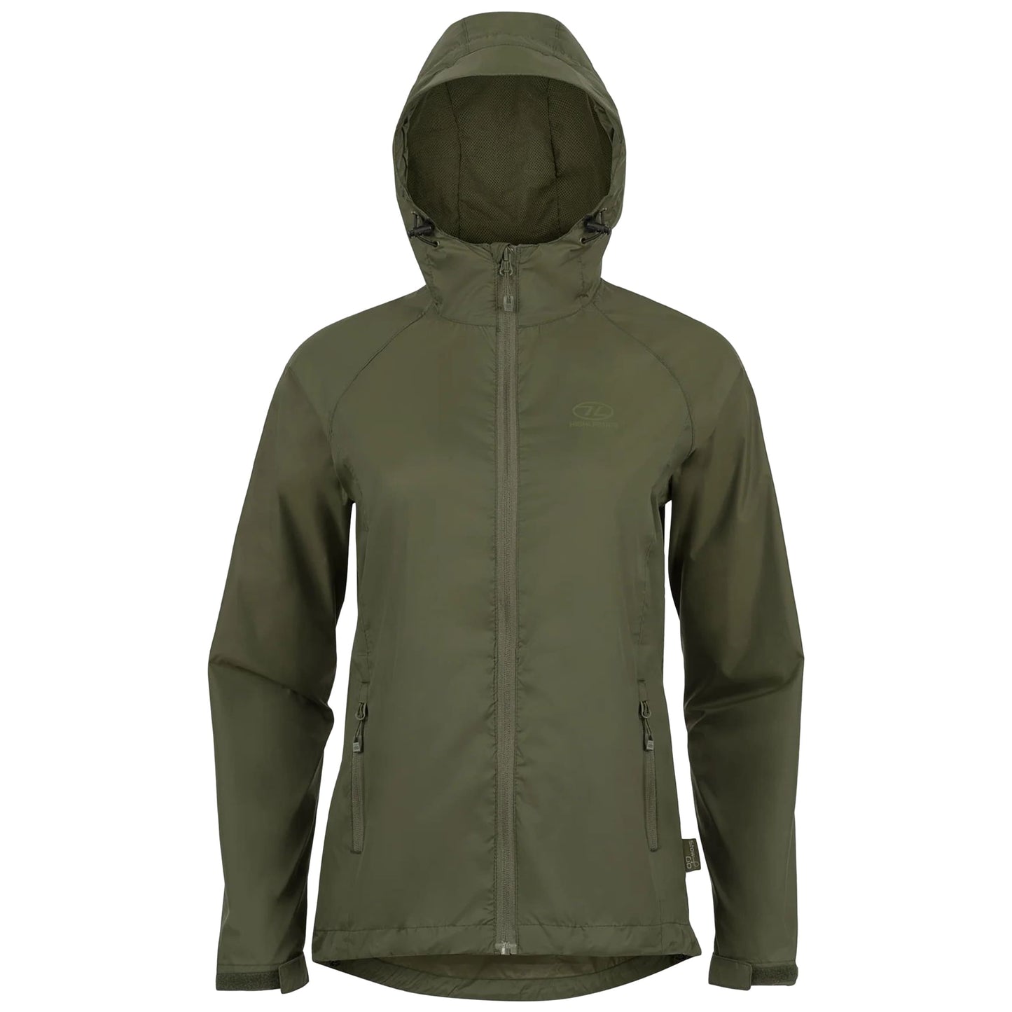 Kurtka damska Highlander Outdoor Stow & Go Pack Away - Olive Green