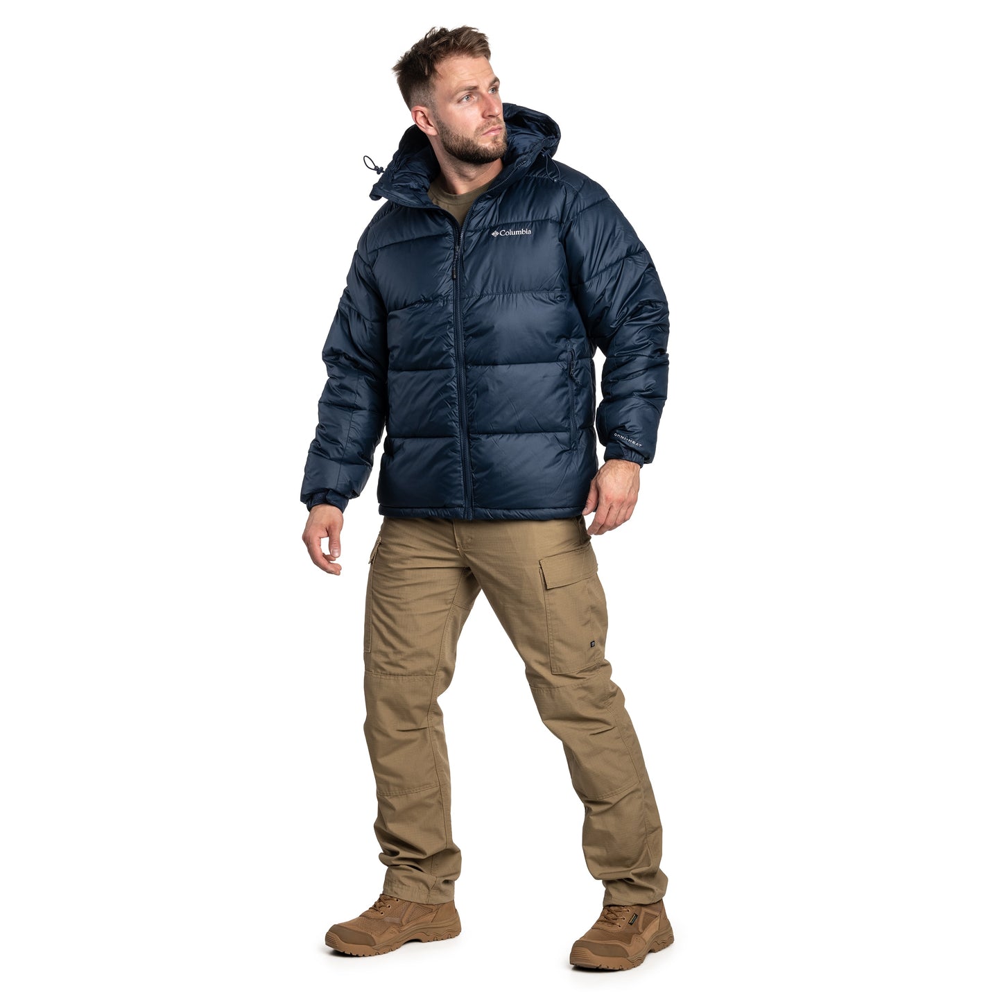 Kurtka Columbia Pike Lake II Hooded - Collegiate Navy