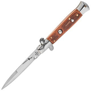 Nóż sprężynowy Sayre Mafia Stiletto Wood