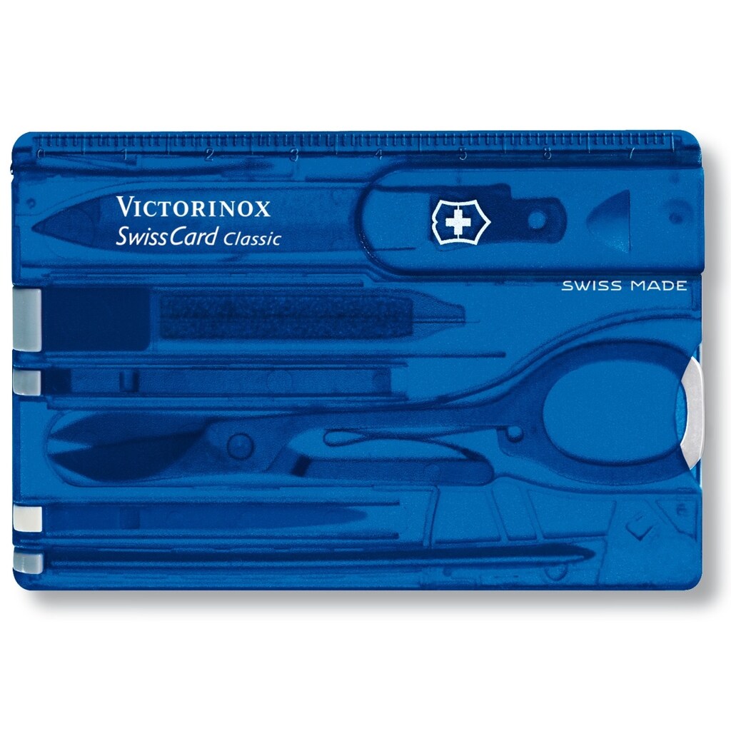Zestaw Victorinox SwissCard - Blue