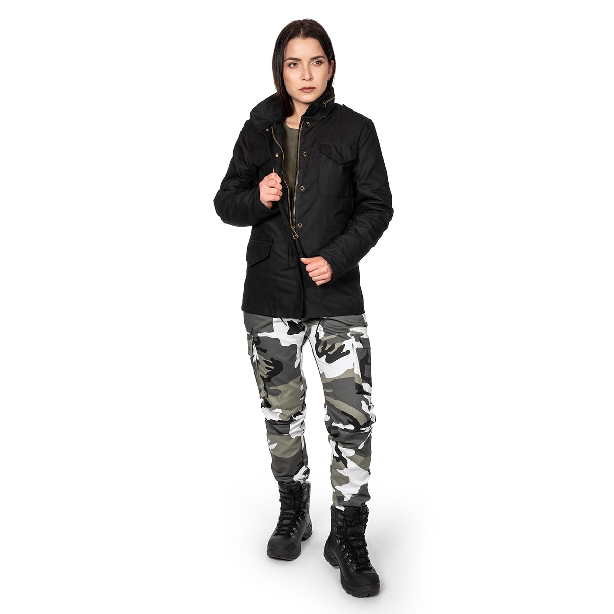 Kurtka damska Brandit M65 Standard Black