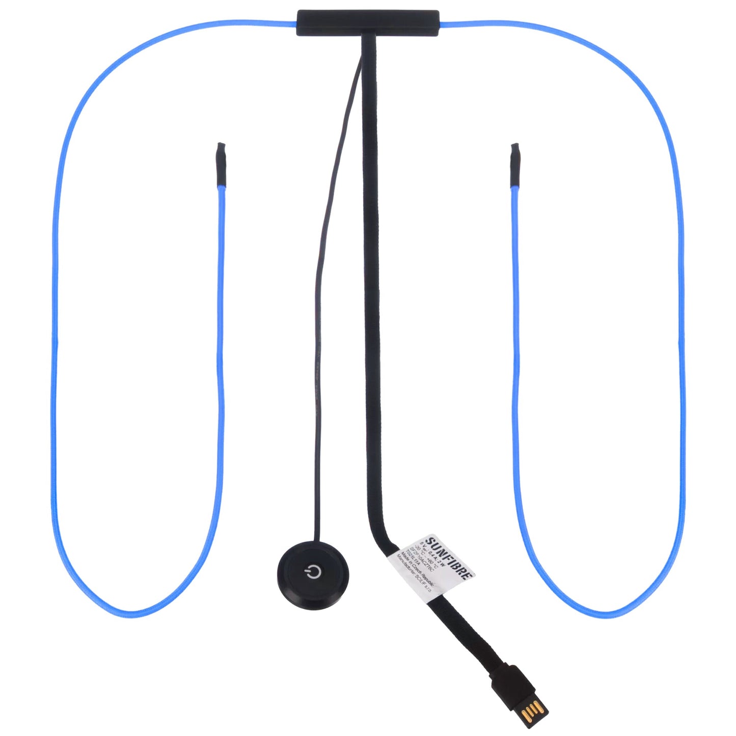 Oświetlenie sygnalizacyjne Wisport SunFibre Wearable Active Lighting Technology - Blue