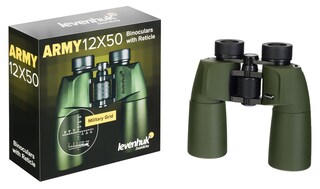 Lornetka Levenhuk Army 12x50 z siatką celowniczą